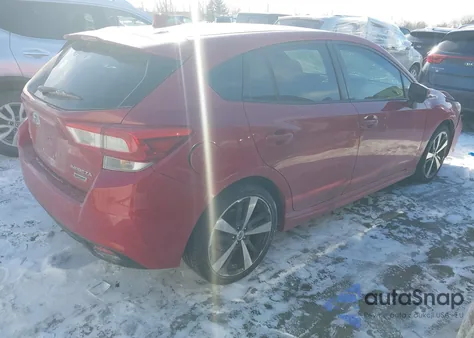 2017 Subaru Impreza 2.0I Sport z USA, uszkodzony, nr VIN 4S3GTAL65H3705138